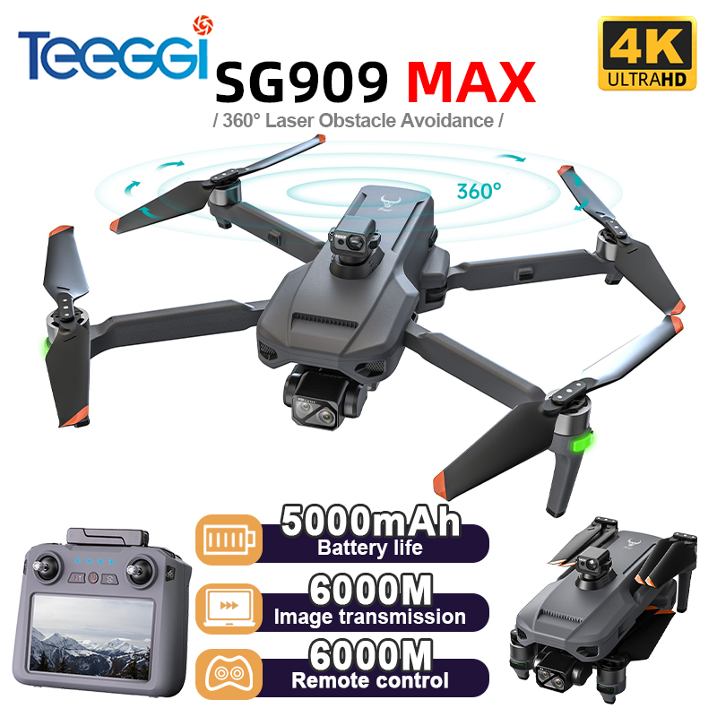Drone Camera 4K - Teeggi SG909 MAX GPS Drone z