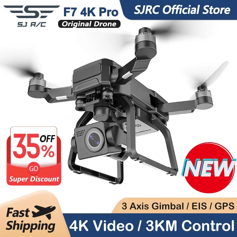 SJRC F7 4K PRO Camera Drone GP – Drone Camera 4K recenzja i cena